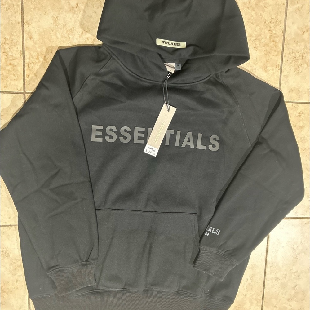 Essentials Black Hoodie